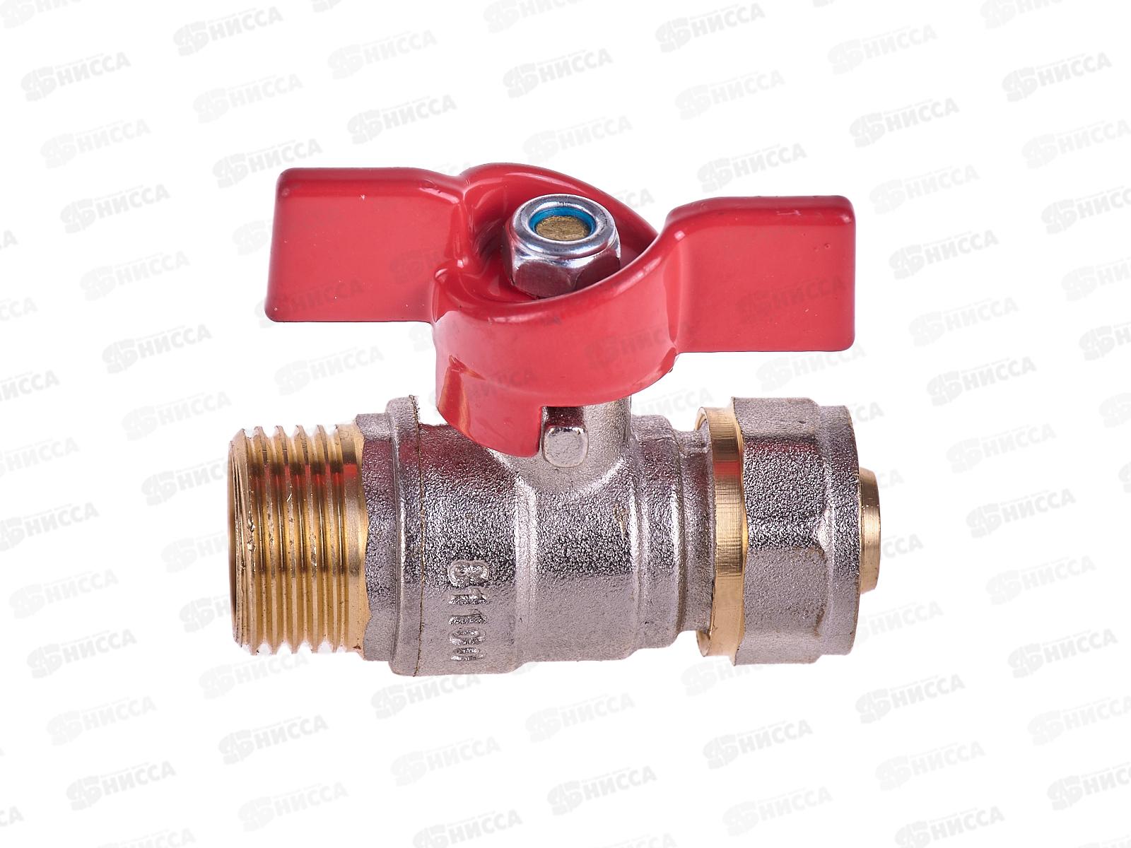 Кран шаровой для м/п труб цанга-штуцер 16х1/2, 36231 PROFLINE