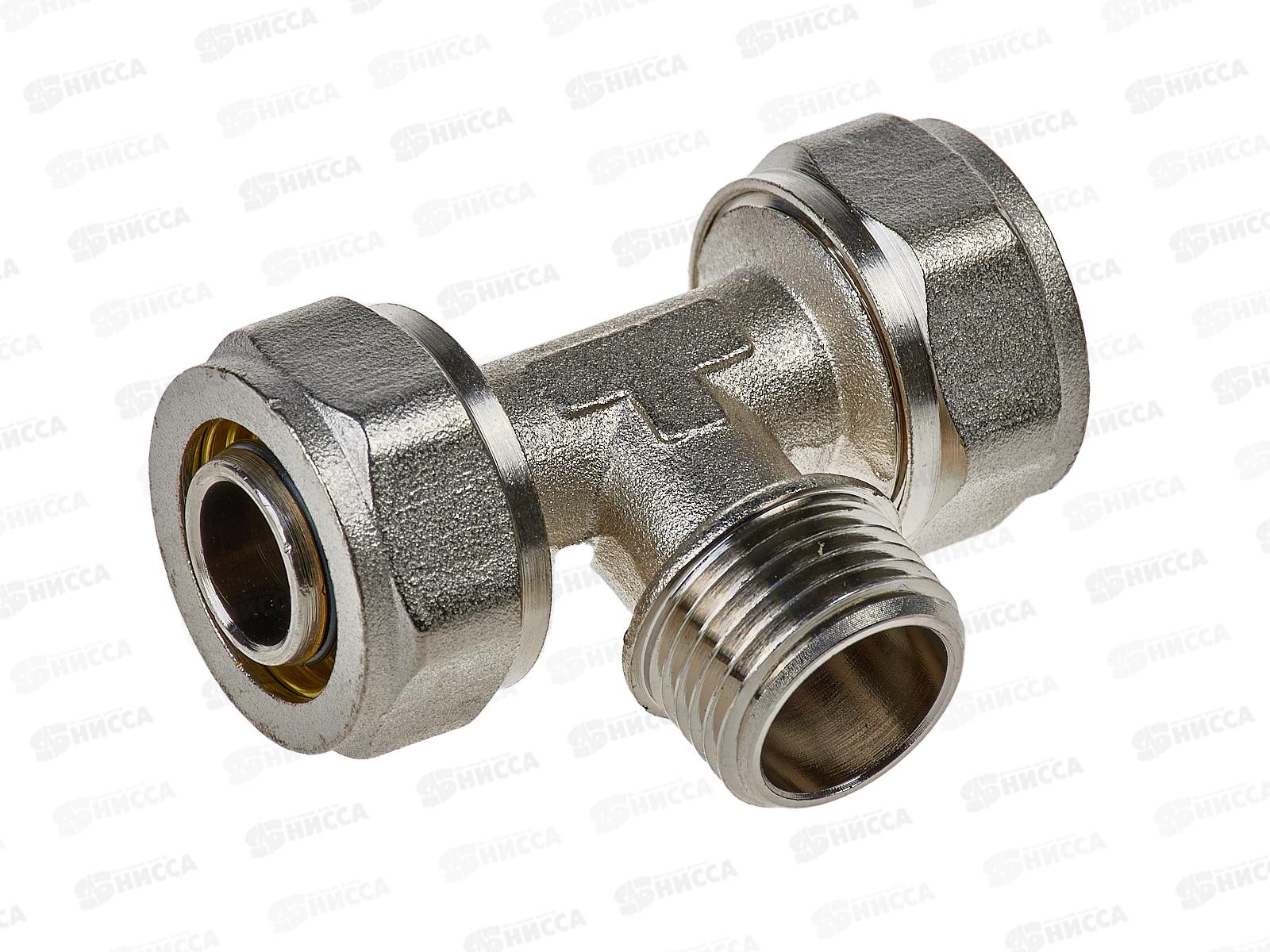 Тройник 20х1/2х20 цанга-штуцер, 36272 PROFLINE