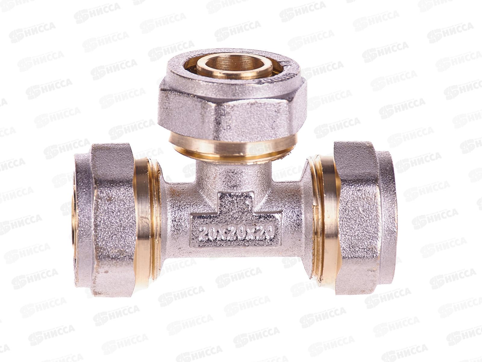 Тройник 20х20х20 цанга-цанга, 36274 PROFLINE