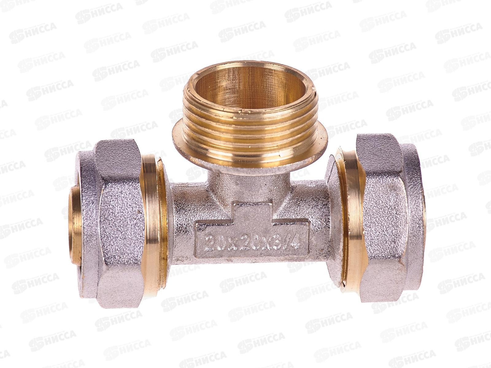 Тройник 20х3/4 цанга-штуцер, 36276 PROFLINE