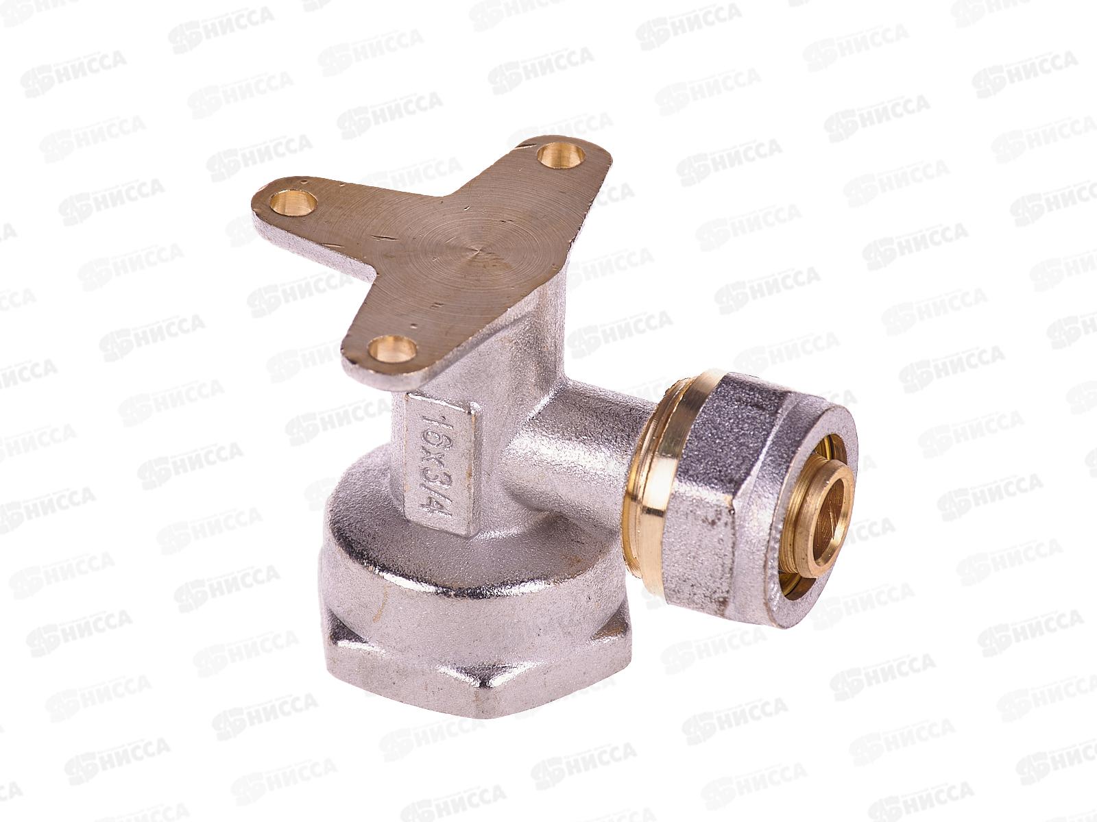 Угол 16*3/4 цанга-гайка с креплением, 36304 PROFLINE