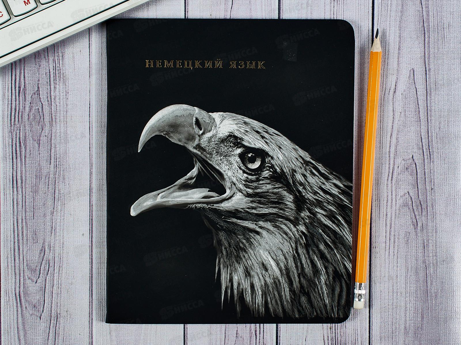 Тетрадь 48л кл. ПП &quotBLACKSOFT&quot Немецкий язык, 48-1737 *10/80