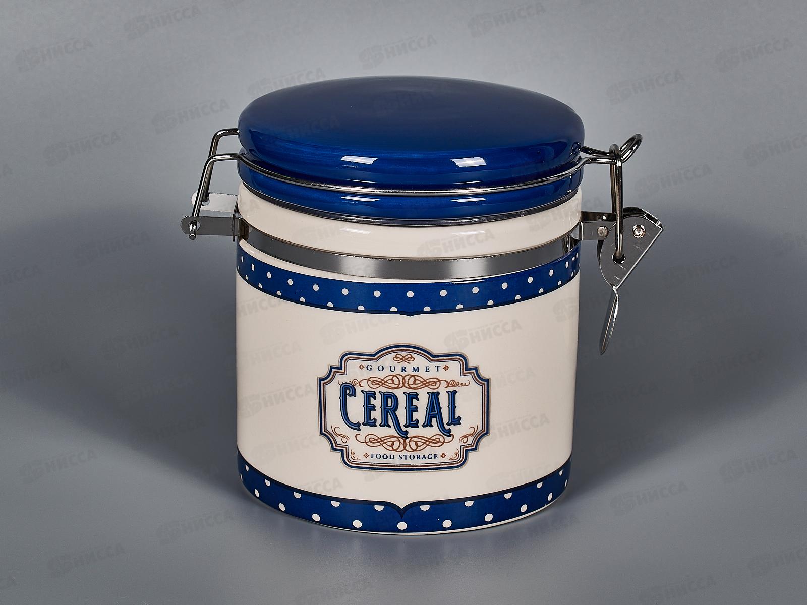 Банка для сыпучих  продуктов (клипс) &quotGourmet&quot 480мл, 11,5х10х11,5, L2521080 *24