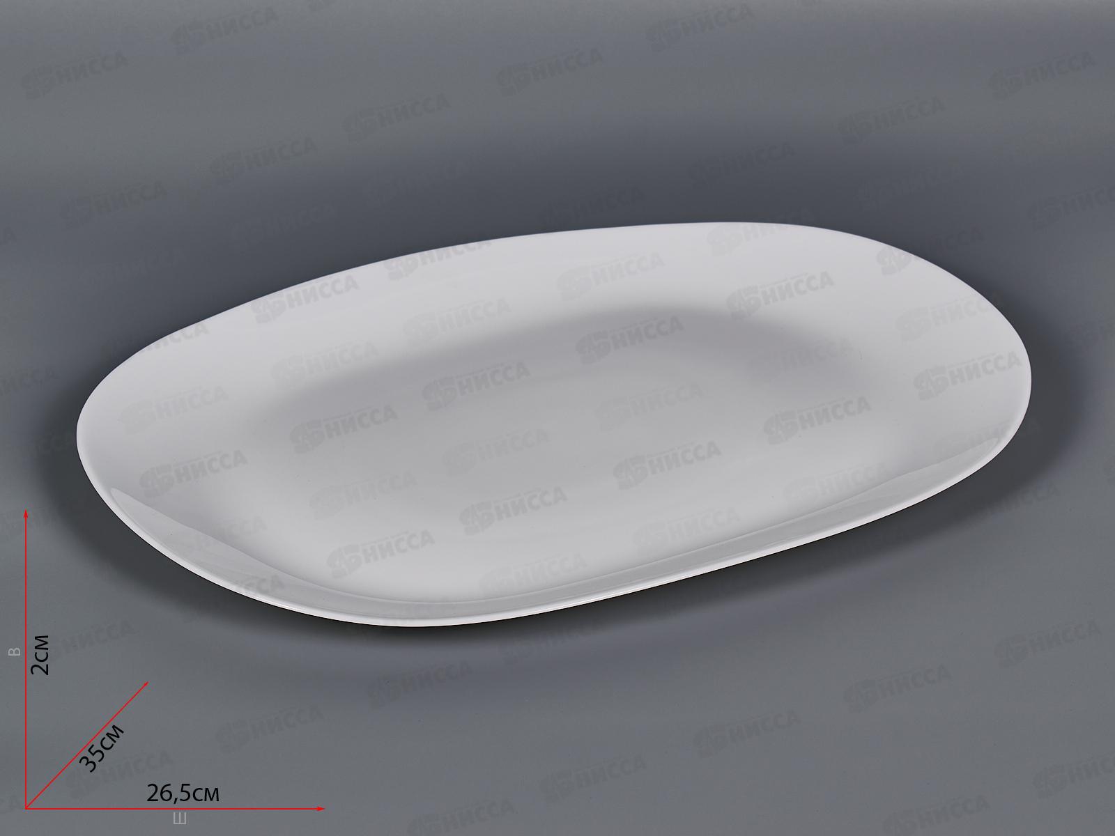Блюдо овальное d-35,5см 100б-тбл14 *2/24