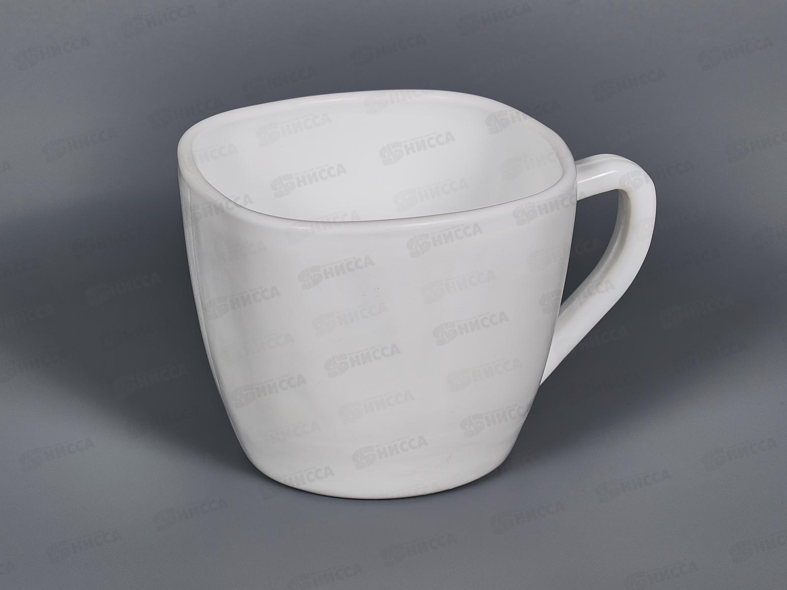 Кружка 220мл d-8,5см квадратное дно белье 100б-220кв *12/72