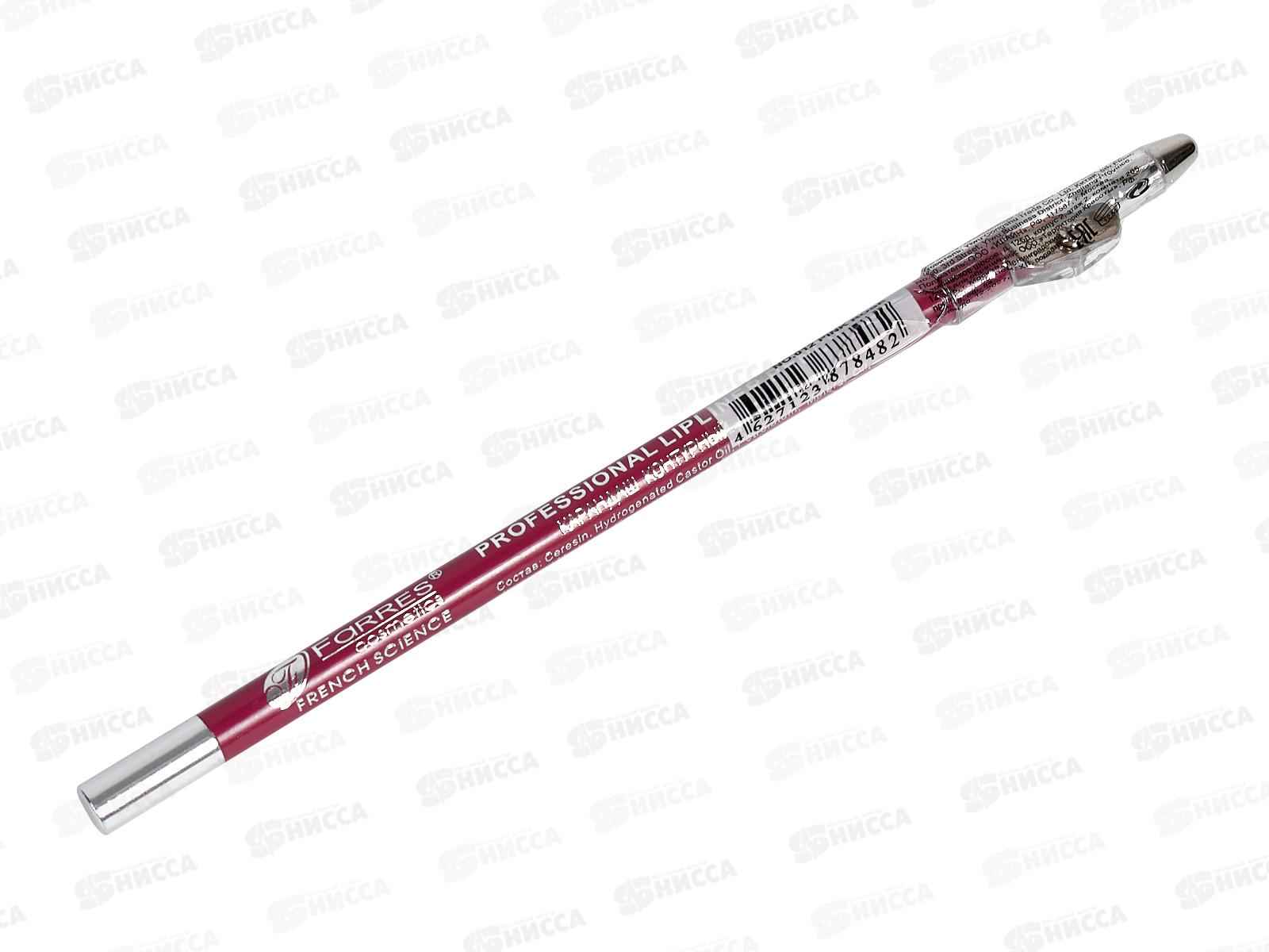 Farres карандаш для губ с точилкой W207-012 pinc rose *12