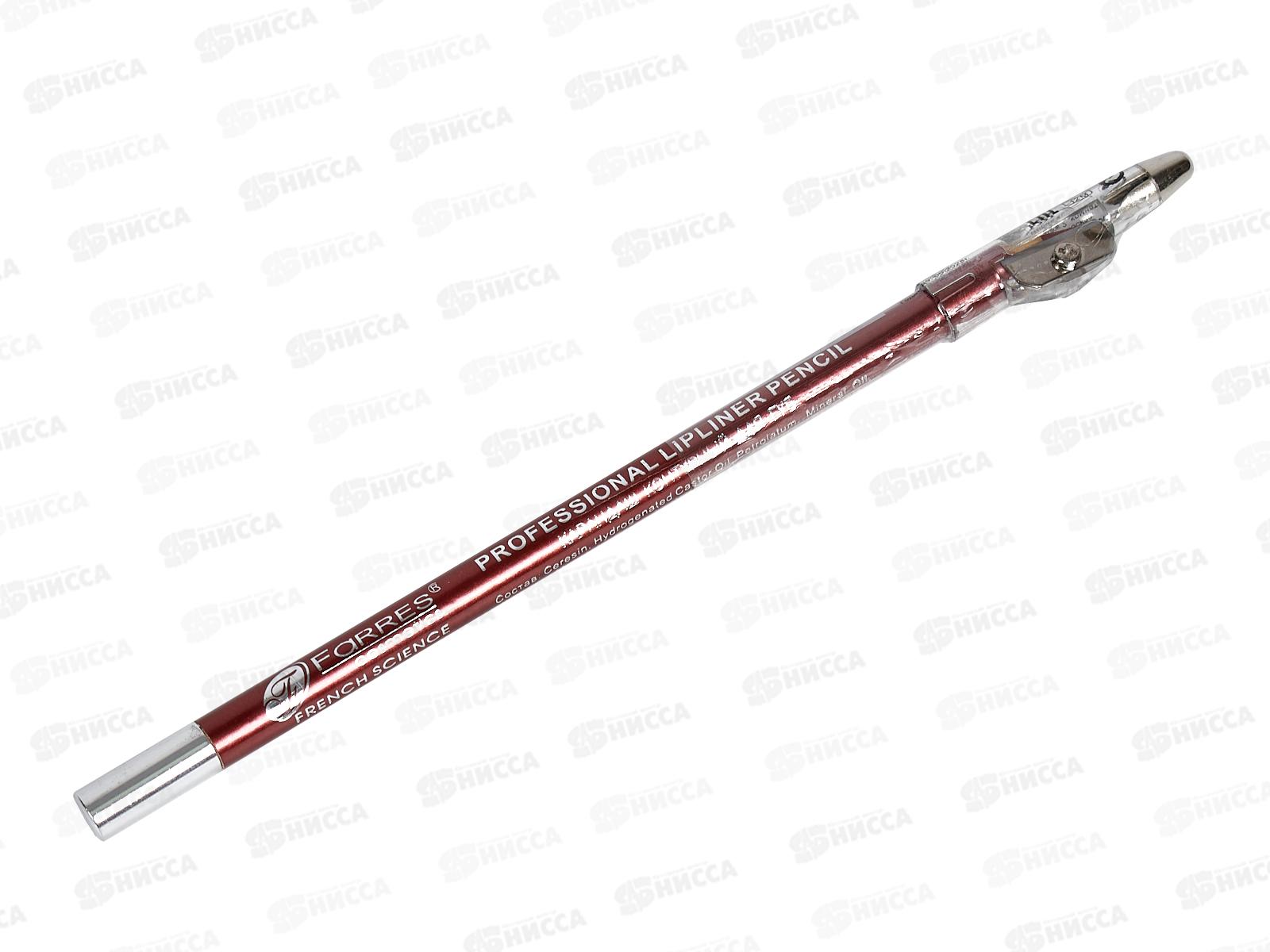 Farres карандаш для губ с точилкой W207-013 mocha *12