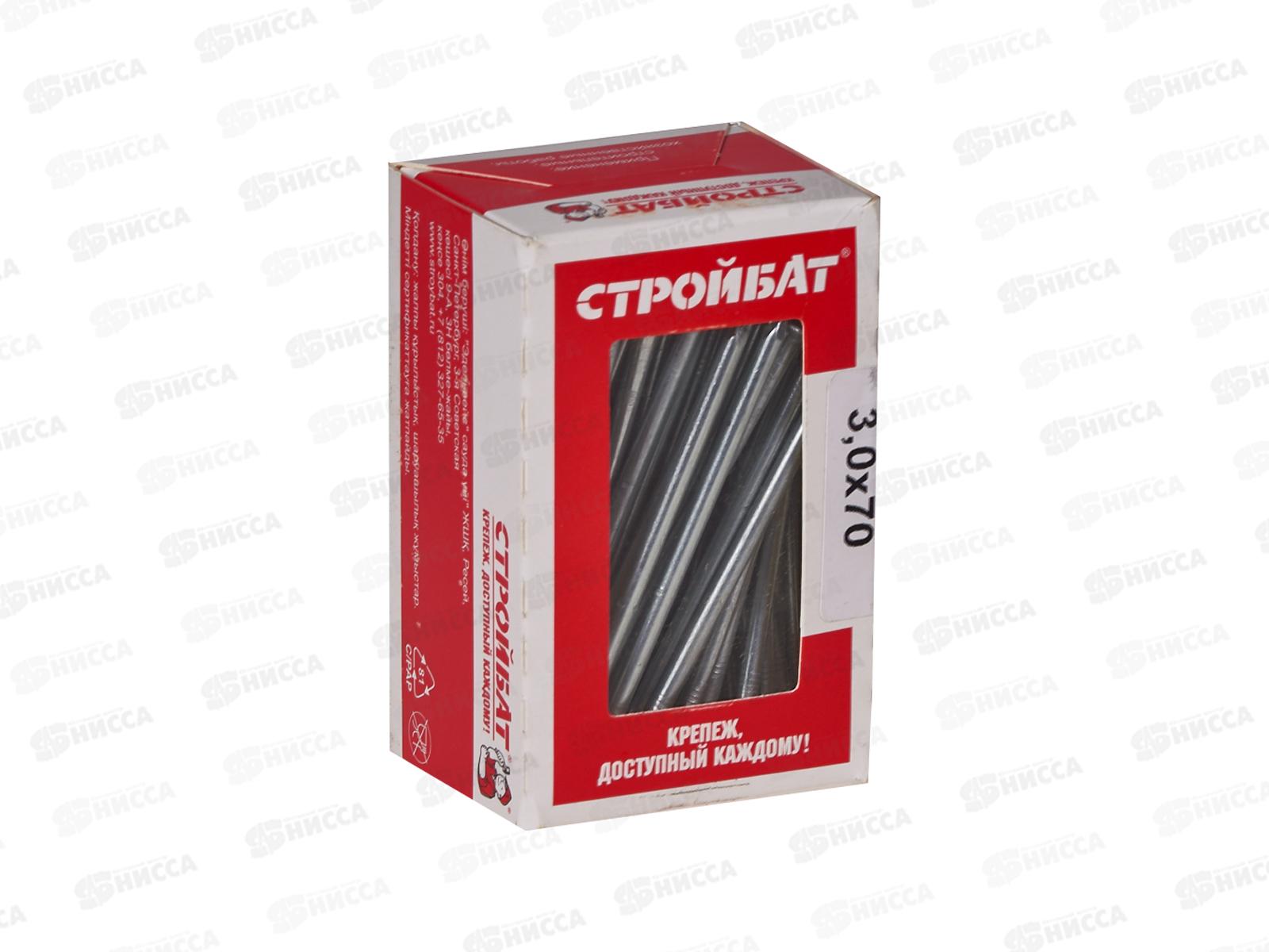 Гвозди строительные  70*3.0мм (белый цинк 0,4 кг), 110721 *32