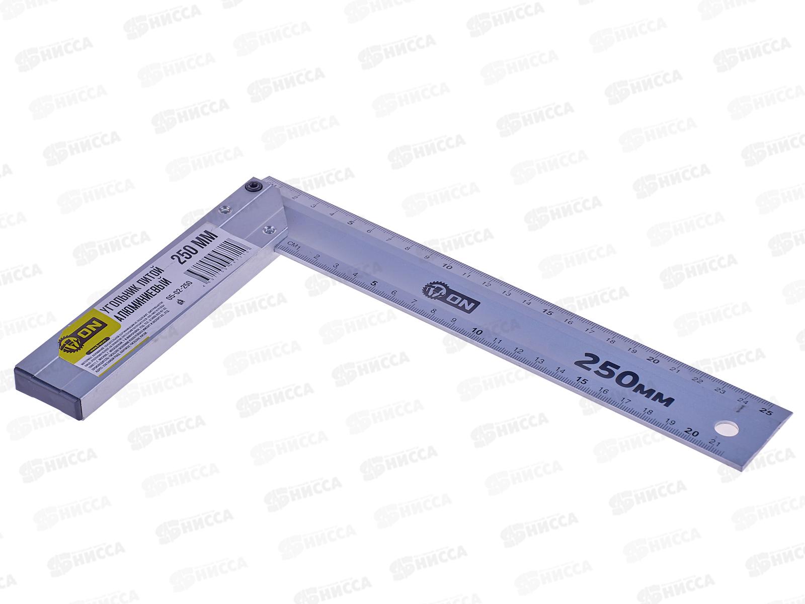 Угольник алюминиевый 250мм, ON