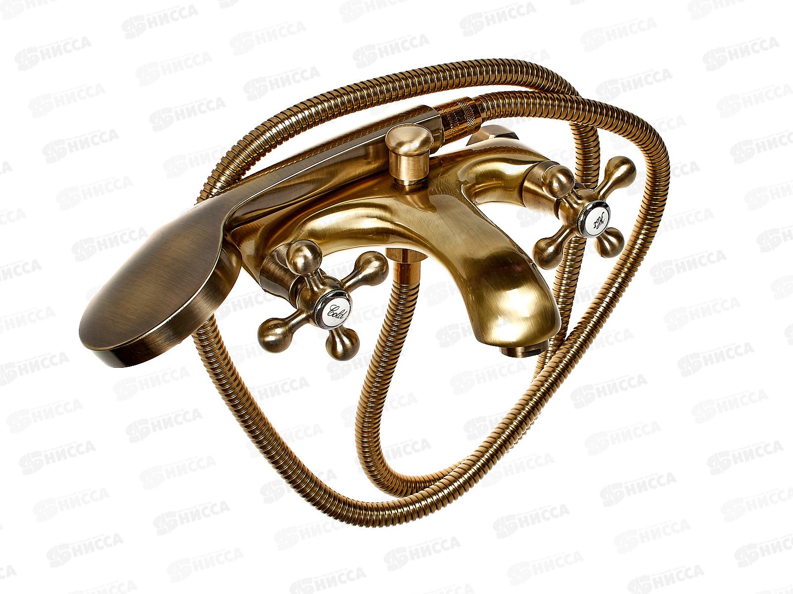 Смеситель для ванны MN3119-4 короткий излив под бронзу