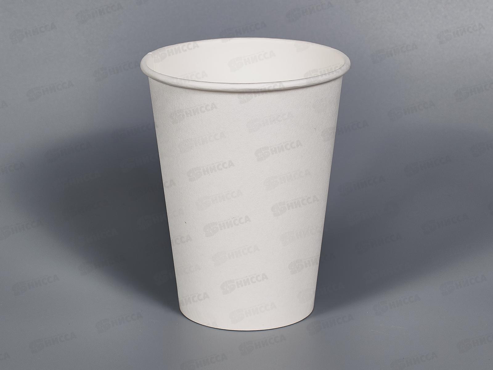 Стакан 350мл КF300 бумажный белый без крышки *50/1000