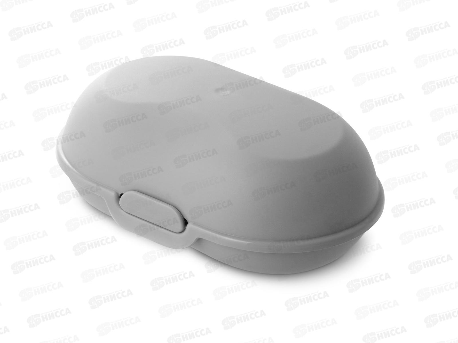 Мыльница закрытая Аттенто пыльно-серая С320ПСЕР *24