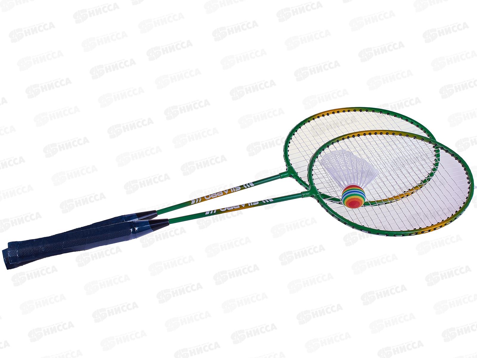Бадминтон (ракетка 2шт, волан, чехол) металл SILAPRO 136-020 *50 г