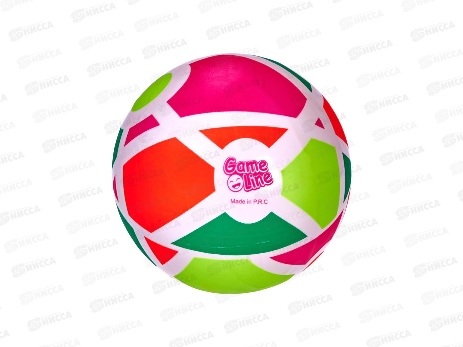 Мяч надувной &quotАбстракция-2&quot цветной (21см, 60г) пакет, И-2031  *10