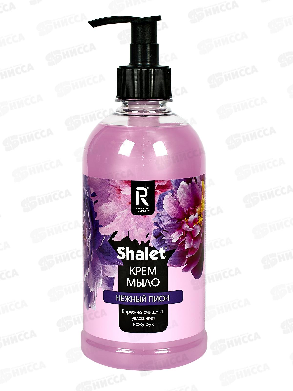 Shalet Крем-мыло успокаивающее Нежный пион 500мл *9 3515