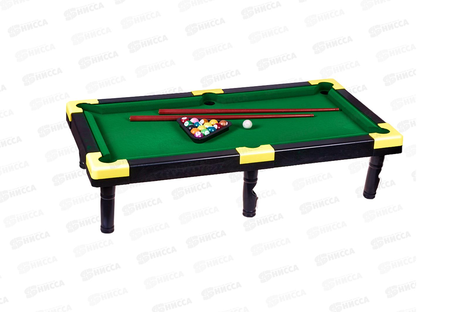 Настольная игра. Бильярд (55,2х13,5х30см) текстильное покрытие, 2312593 в коробке