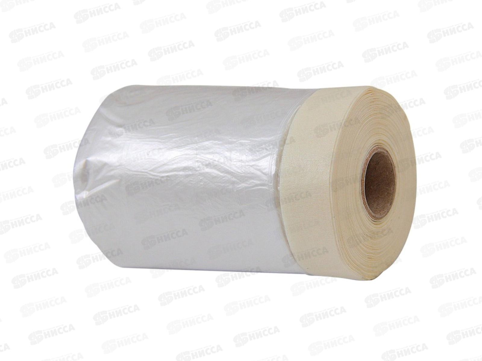 Пленка защитная с клейкой лентой 1400мм*20м  6мкм 2008103  *25/750