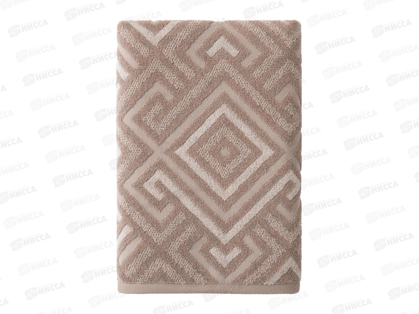 Полотенце 70*140 СТ MX42 Сиена2 Мокко/светло-бежевый