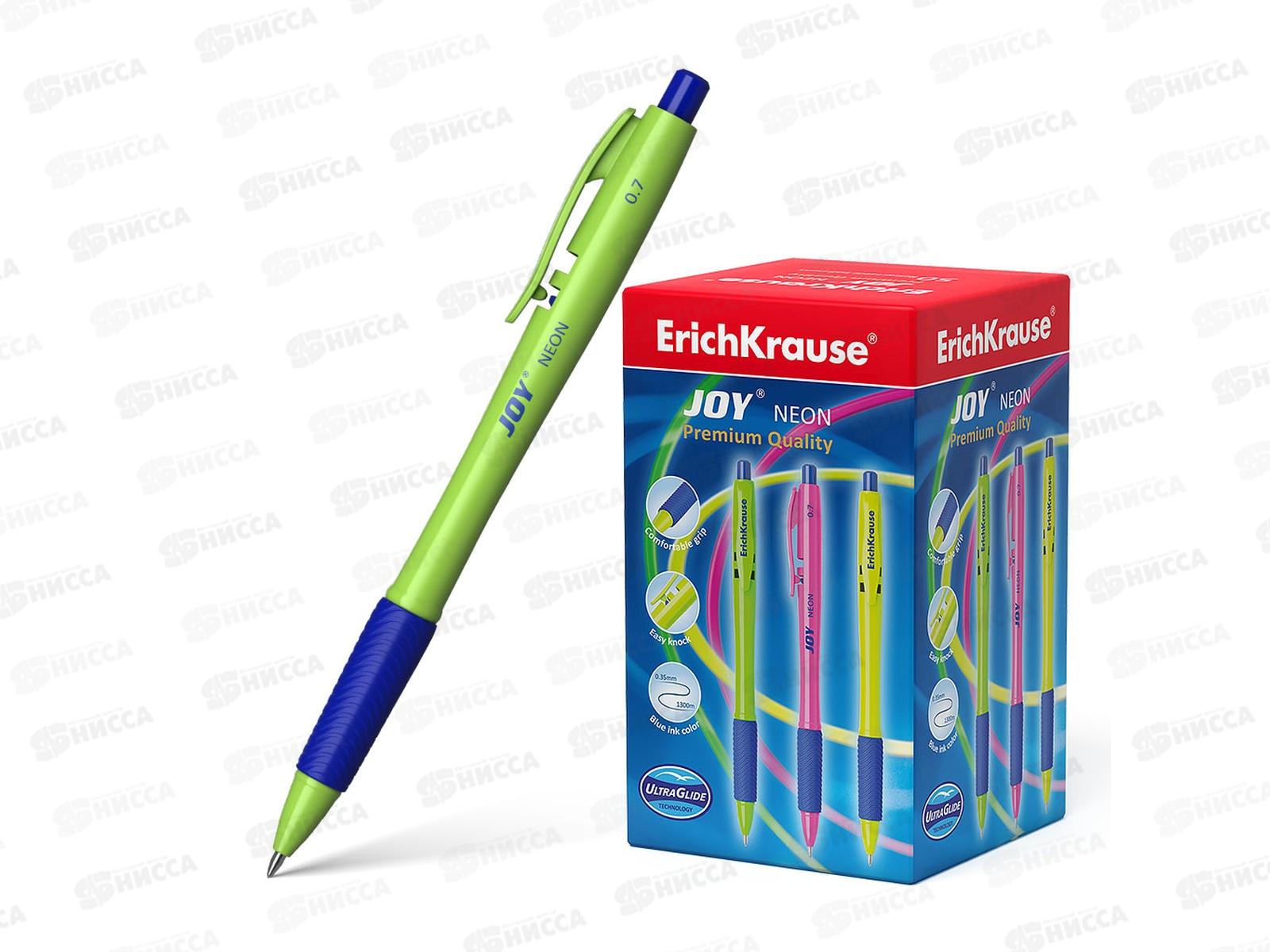 Ручка автоматическая  EK43347 JOY Neon  синяя *50/400