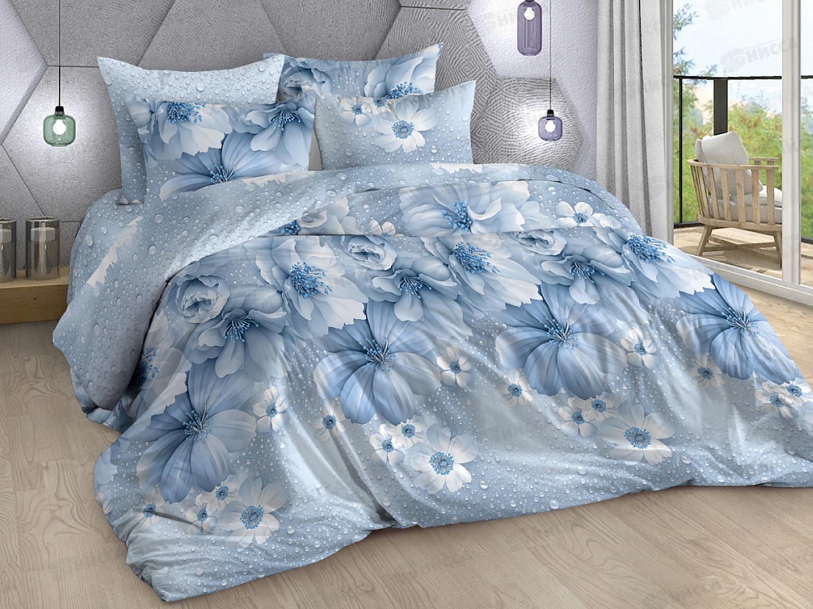 Комплект постельного белья Евро-1 бязь Космея