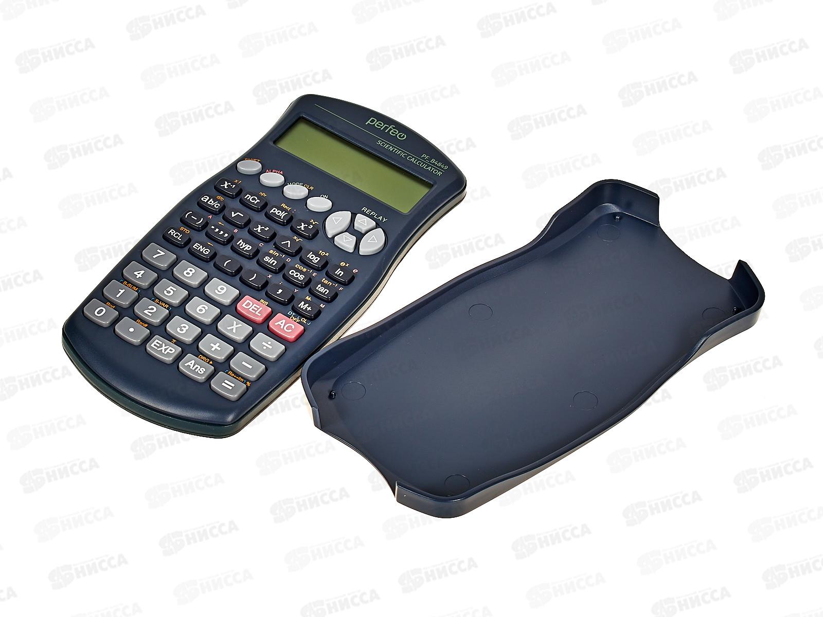 Калькулятор Perfeo PF B4849, научный, 2-строчный, 12-разр., серый