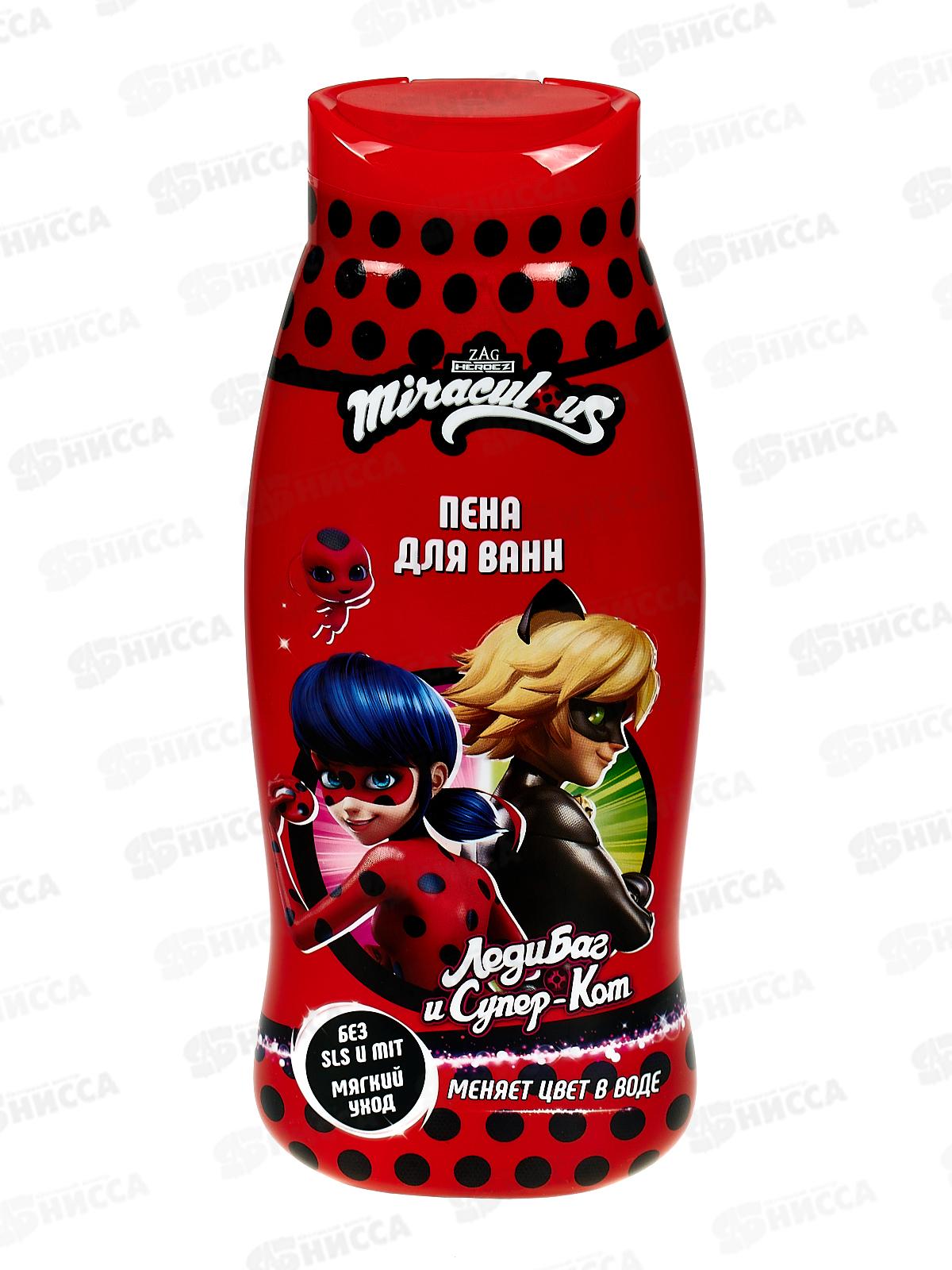 Miraculous Пена для ванны Леди Баг и Супер Кот 400мл *8