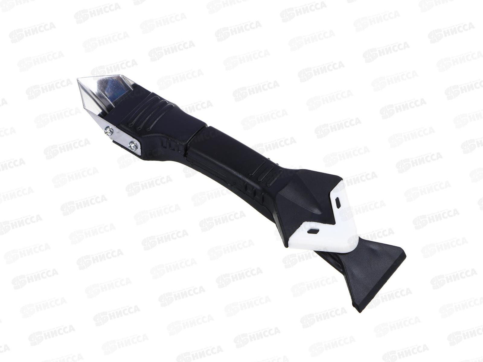 Скребок-шпатель ЕРМАК 5 сменных насадок 685-029 г