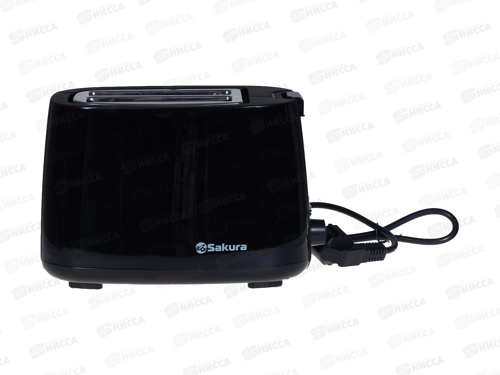 Тостер SA-7612BK Elegant 750Вт черный