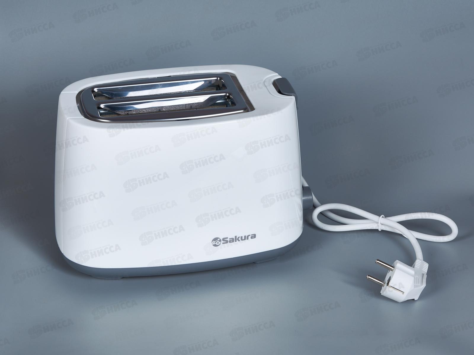 Тостер SA-7612W Elegant 750Вт белый