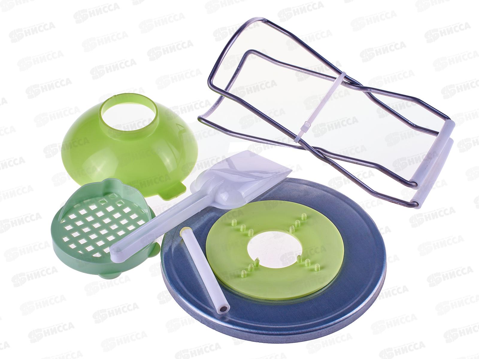 Набор для консервирования 7предметов (стерилизатор для банок, насадка для стерилизатора под различный диаметр горлышка банок, воронка с широким горлом, магнитная палочка для стерилизации крышек, совок для сыпучих продуктов, сливная решетка для консервиров