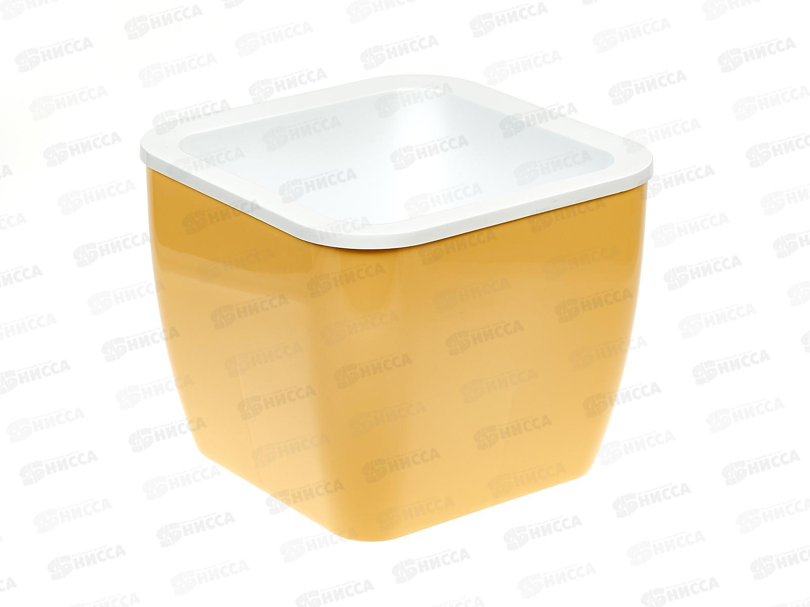 Горшок-кашпо &quotКуб&quot 1,6/2,4л Бежевый 9048 *11