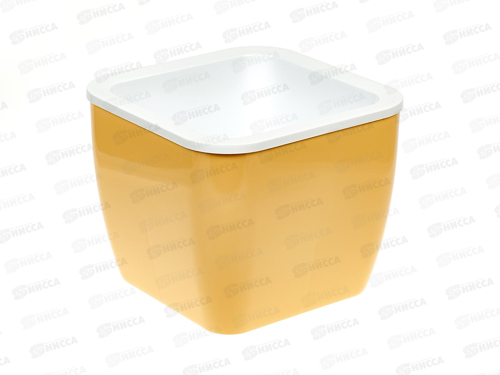 Горшок-кашпо "Кубик" 0,8/1,2л Бежевый 9000 *15