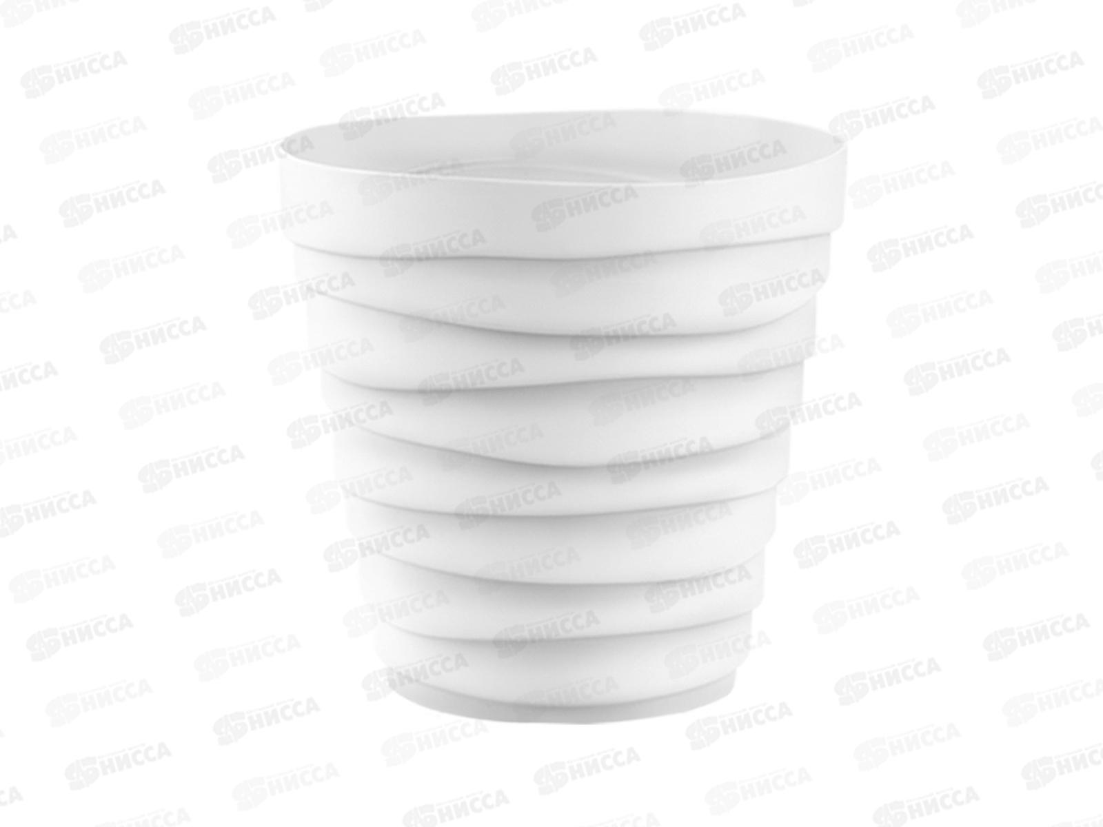 Кашпо &quotБархан&quot 0,9л Белый КШ-4330 *30