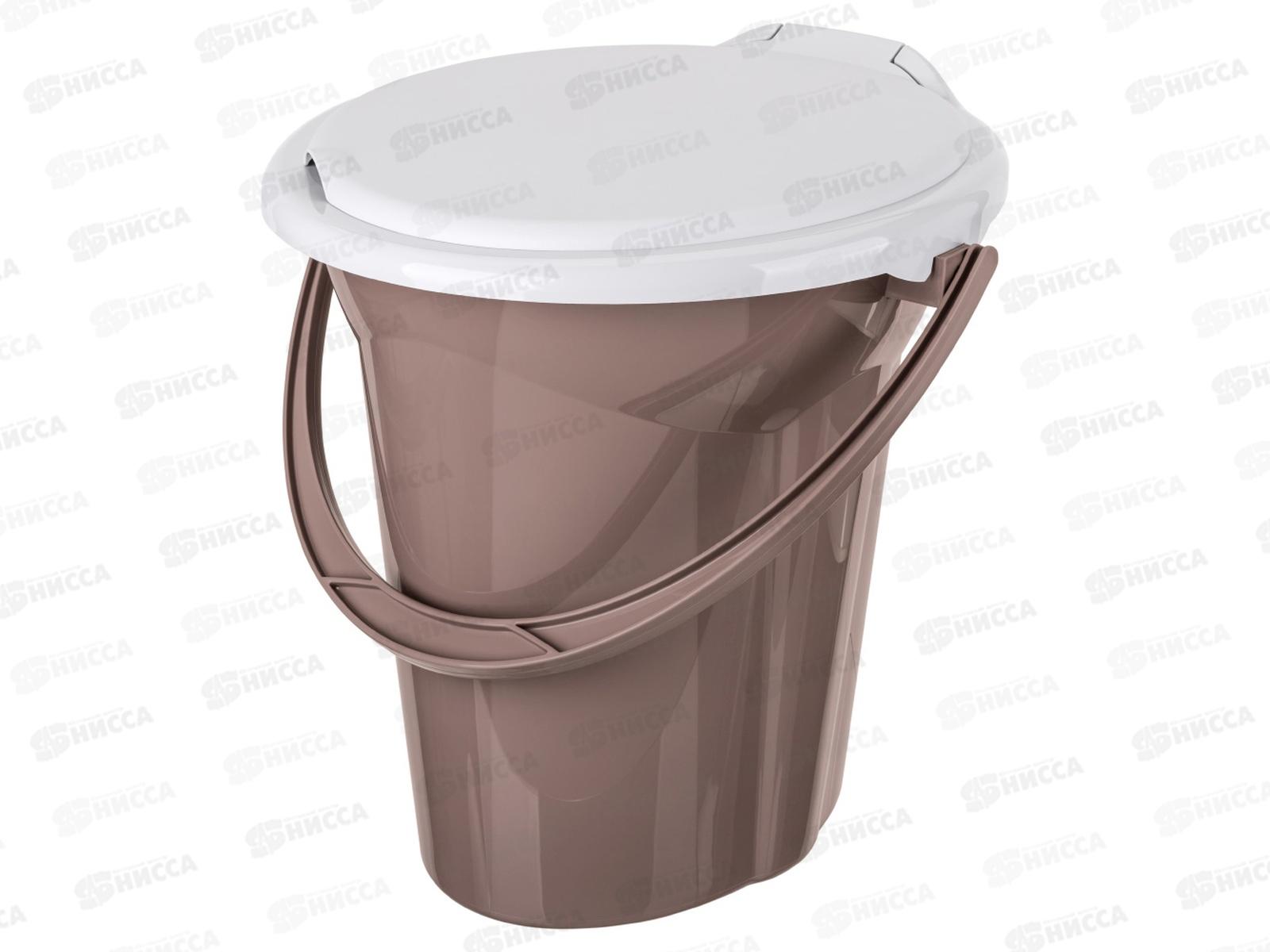 Ведро-туалет 19л &quotЛотос&quot Коричневый 431226414 *5 БП