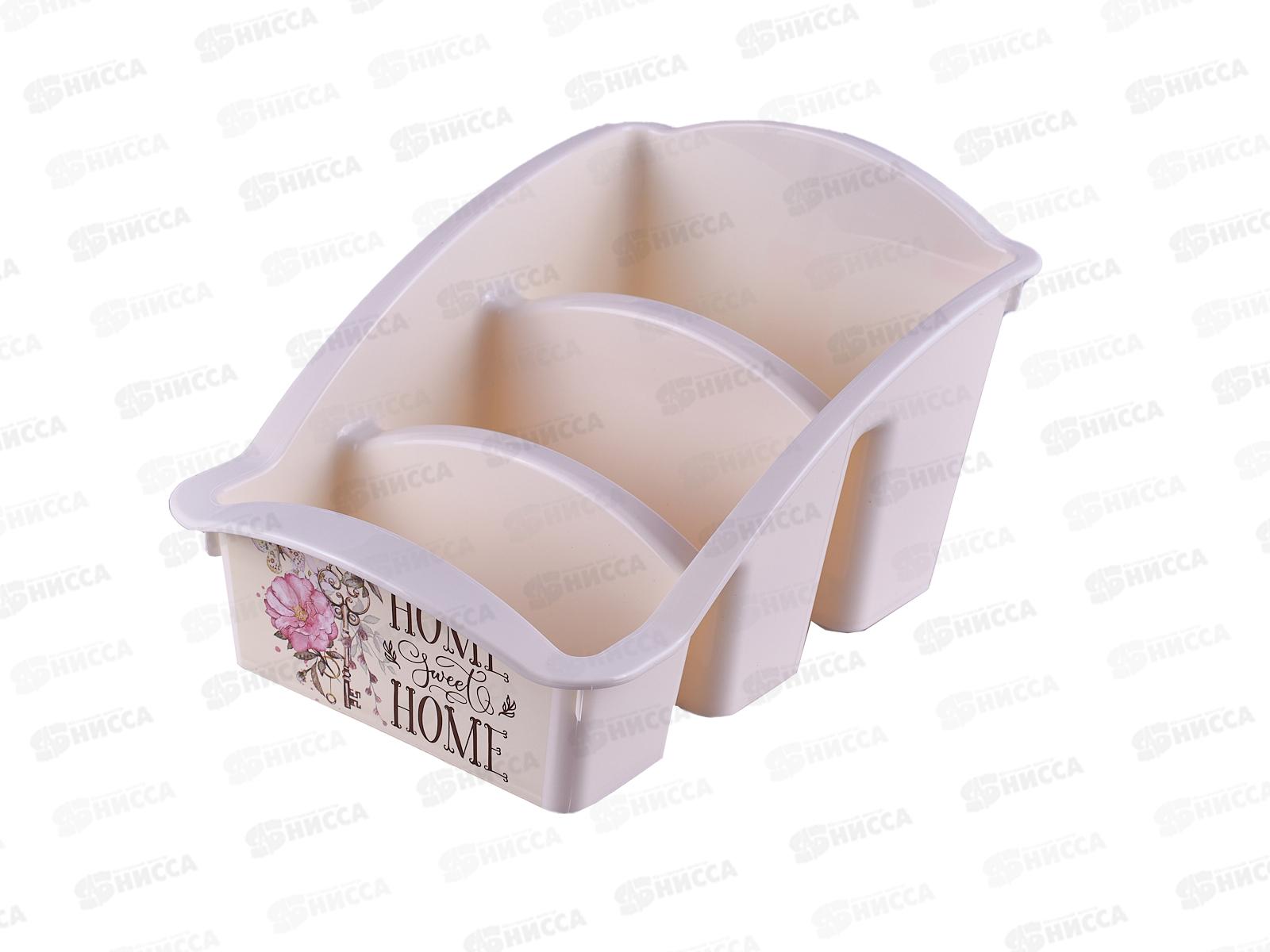 Емкость для специй 223*150*120мм с декором Бежевый 431212207 *32 БП