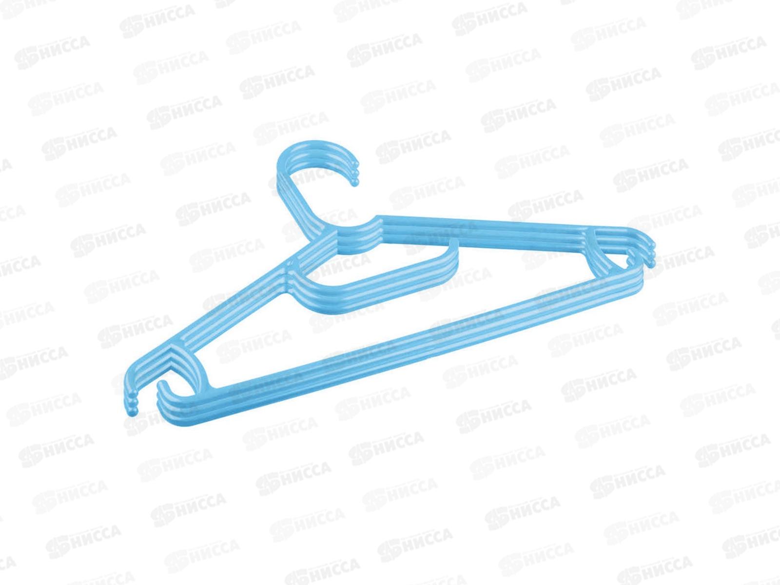Вешалка для одежды детские 3шт 31,5см Светло-голубой 431301531   БП