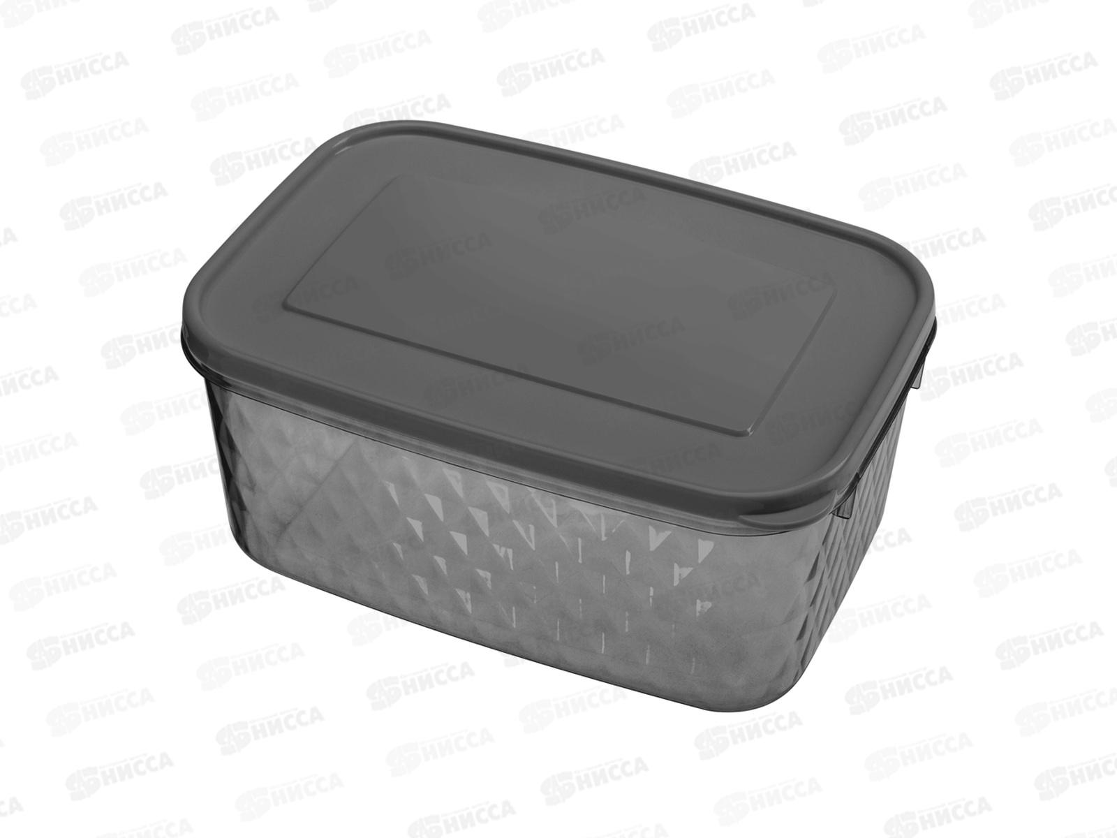 Контейнер для заморозки &quotКристалл&quot 1,3л Черный 433141913 *24 БП