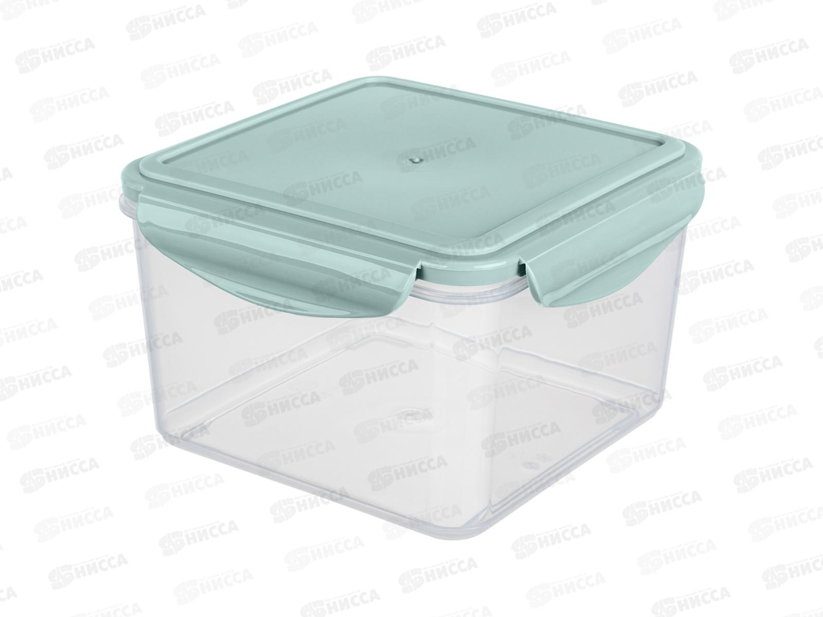 Контейнер для продуктов 1,6л &quotSmart Lock&quot квадратный герметичный Зеленый 431160409 *12 БП