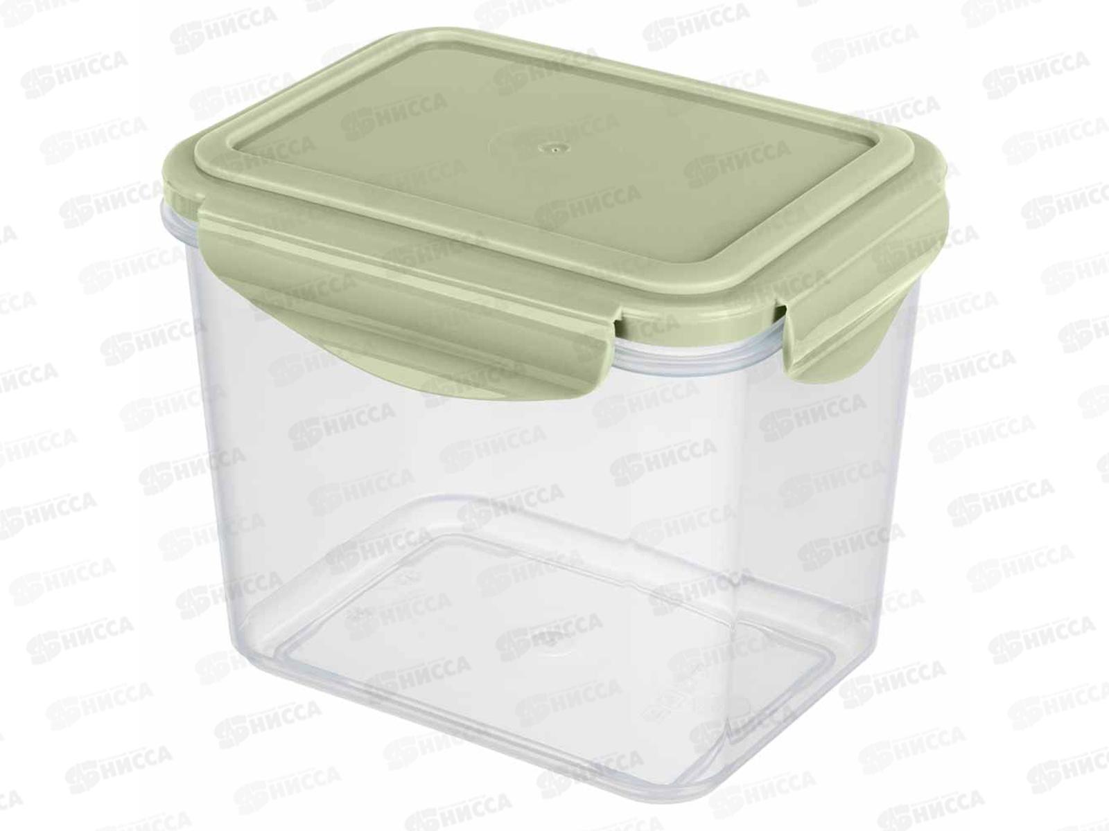 Контейнер для продуктов 0,9л &quotSmart Lock&quot прямоугольный герметичный Зеленый 431129109 *32 БП