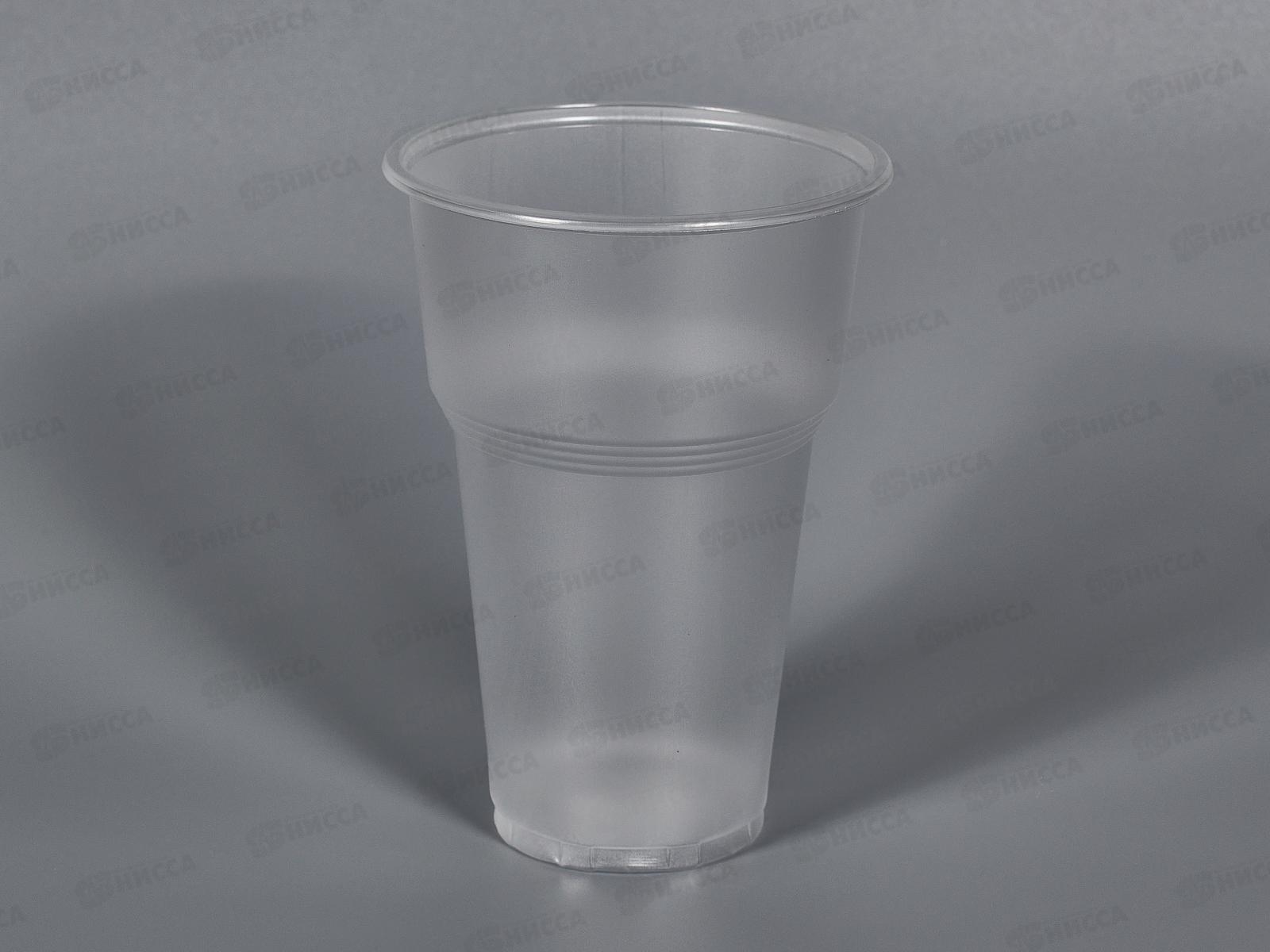 Стакан 330мл прозрачный 100/2000