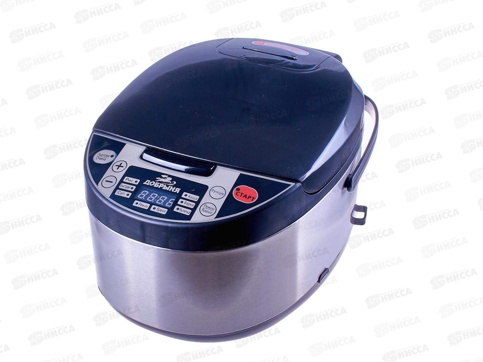 Мультиварка DO-1024 4л 11программ овал черная 1000Вт х4 Добрыня