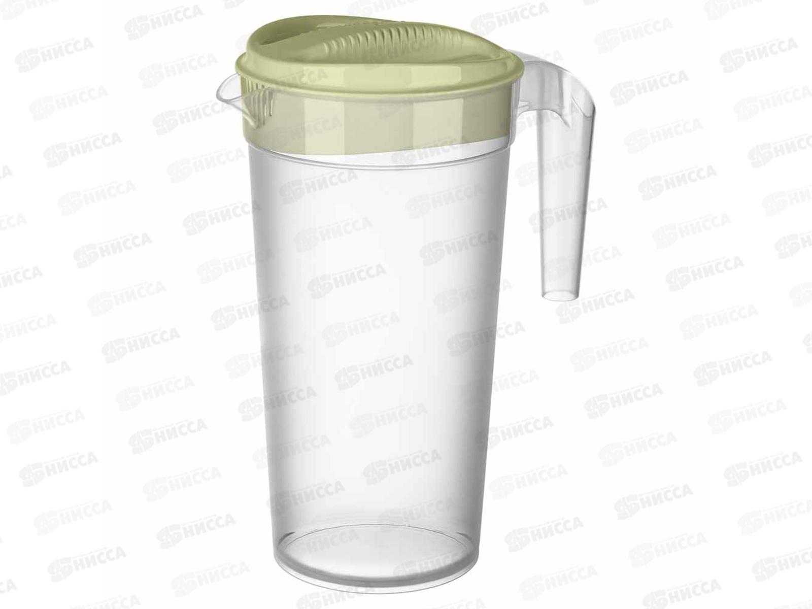 Кувшин 1,5л с крышкой Зеленый 433291109 *9 БП