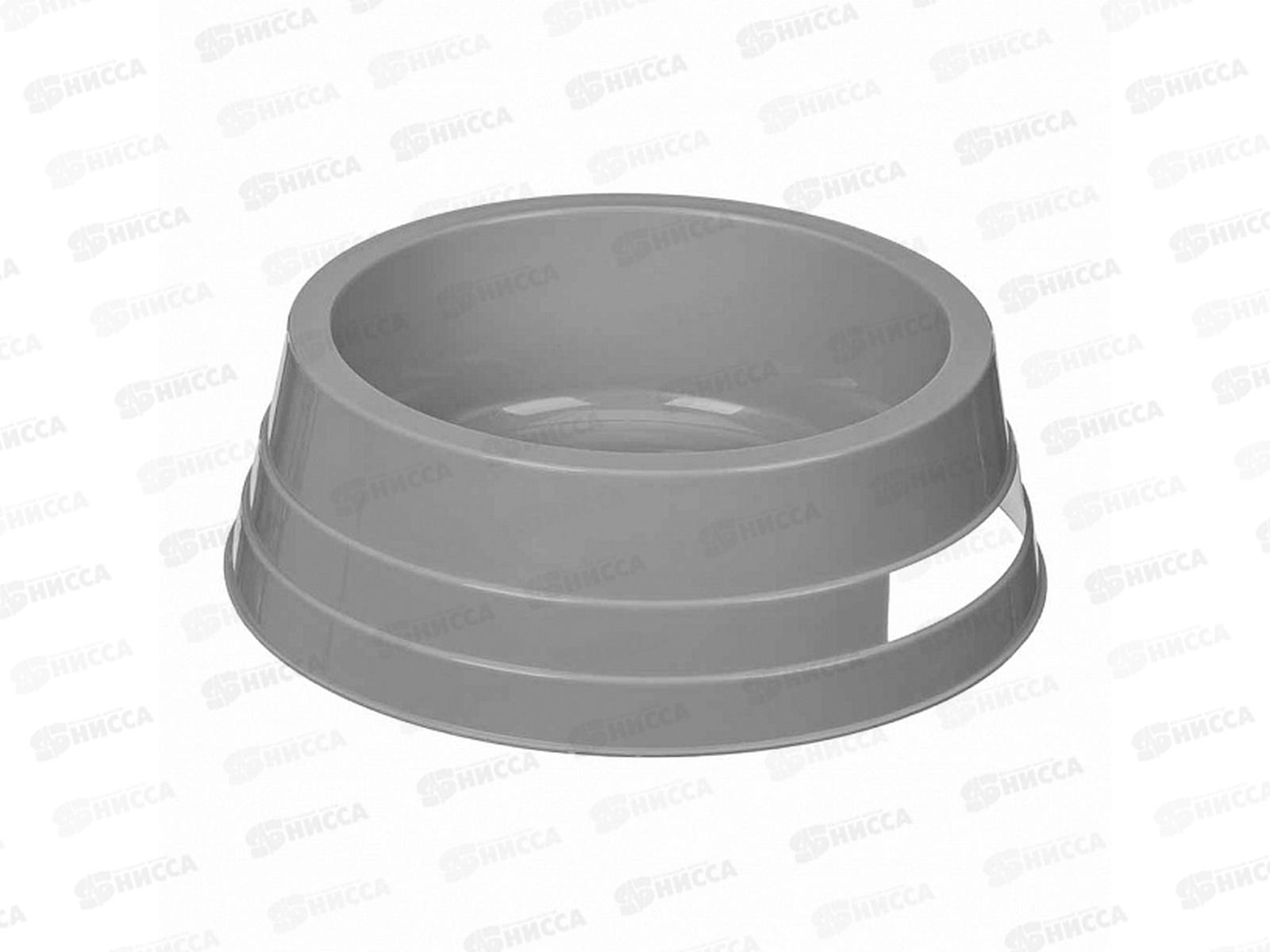 Миска для животных 1,3л &quotLUCKY PET&quot Серый 434206611 *14 БП