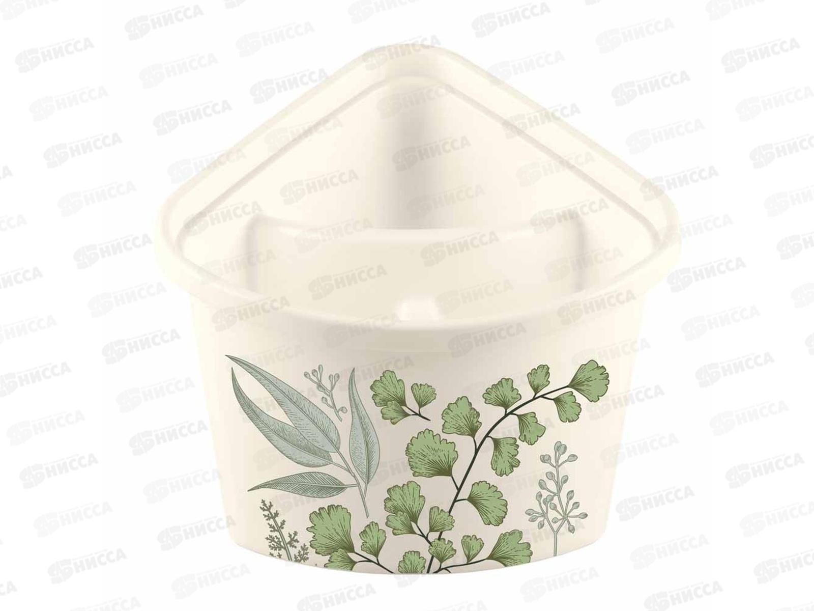 Подставка для столовых приборов 176*157*150мм с декором Бежевый 43128530751  *36 БП