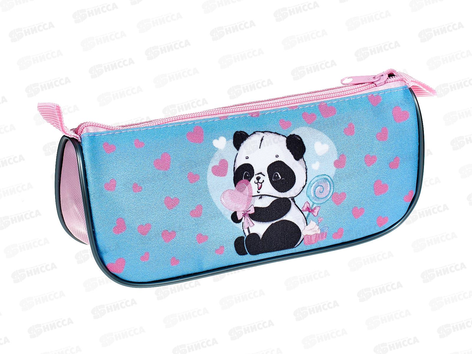 Пенал-косм. ПЧЕЛКА Панда и сладости , молн., К-7 *12