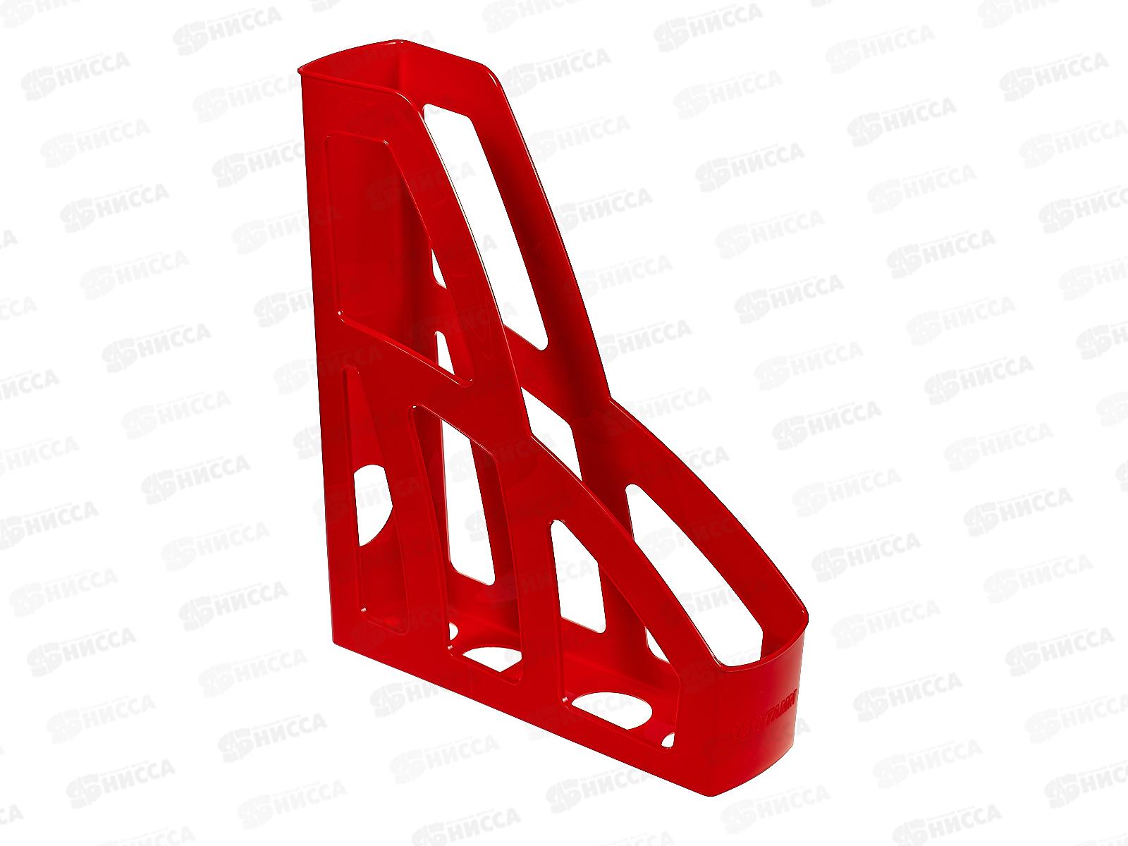 Лоток вертикальный 1секц. СТАММ Лидер, красн, ЛТВ-30452*6