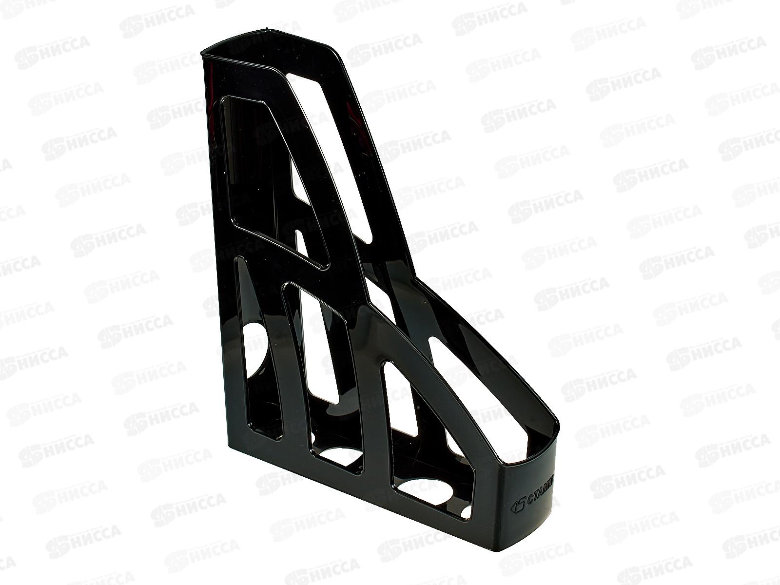 Лоток вертикальный 1секц. СТАММ Лидер, черный, ЛТВ-30450 *6