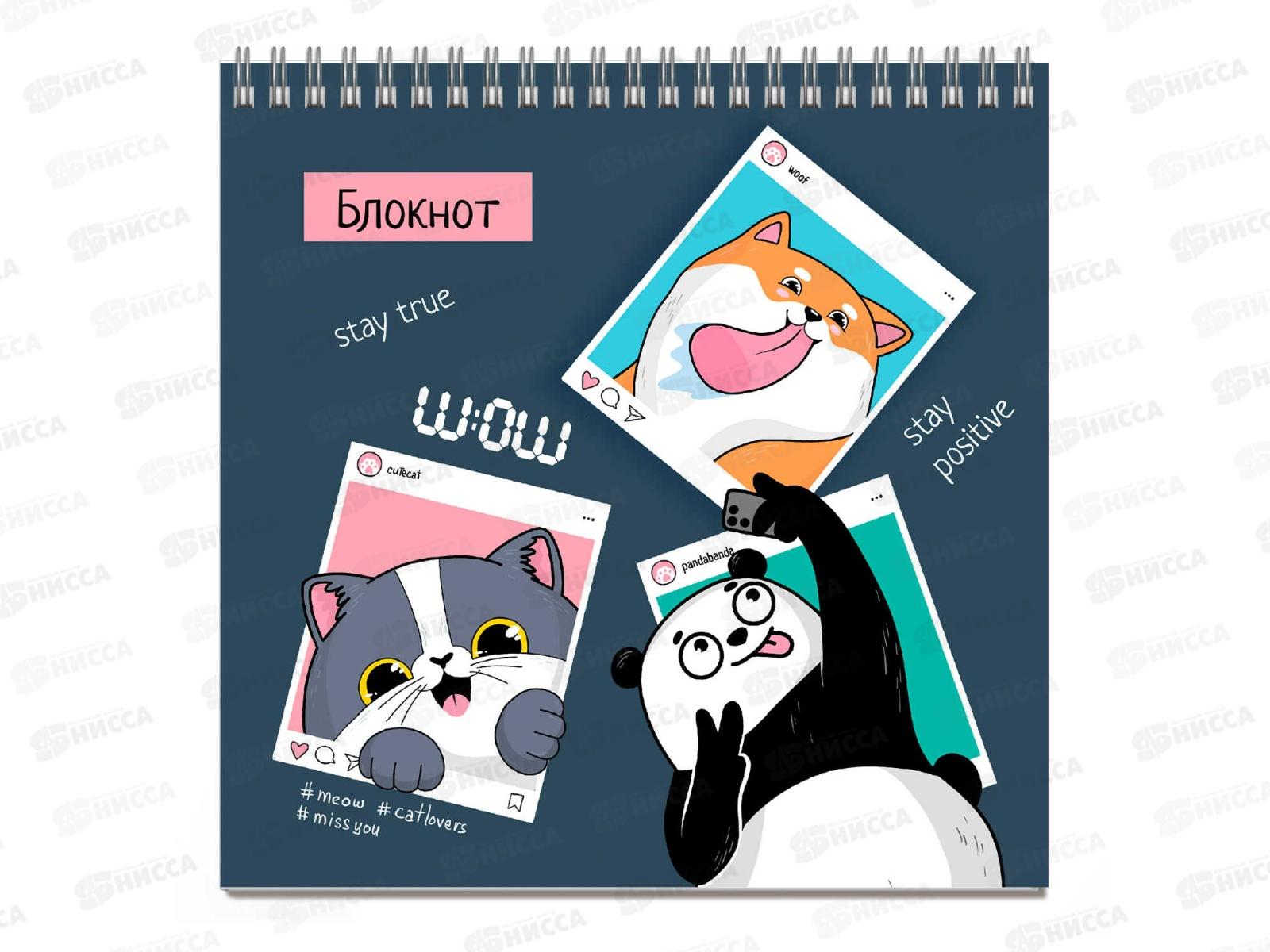 Блокнот 60л ФЕН 140*140 Селфи,64401*40