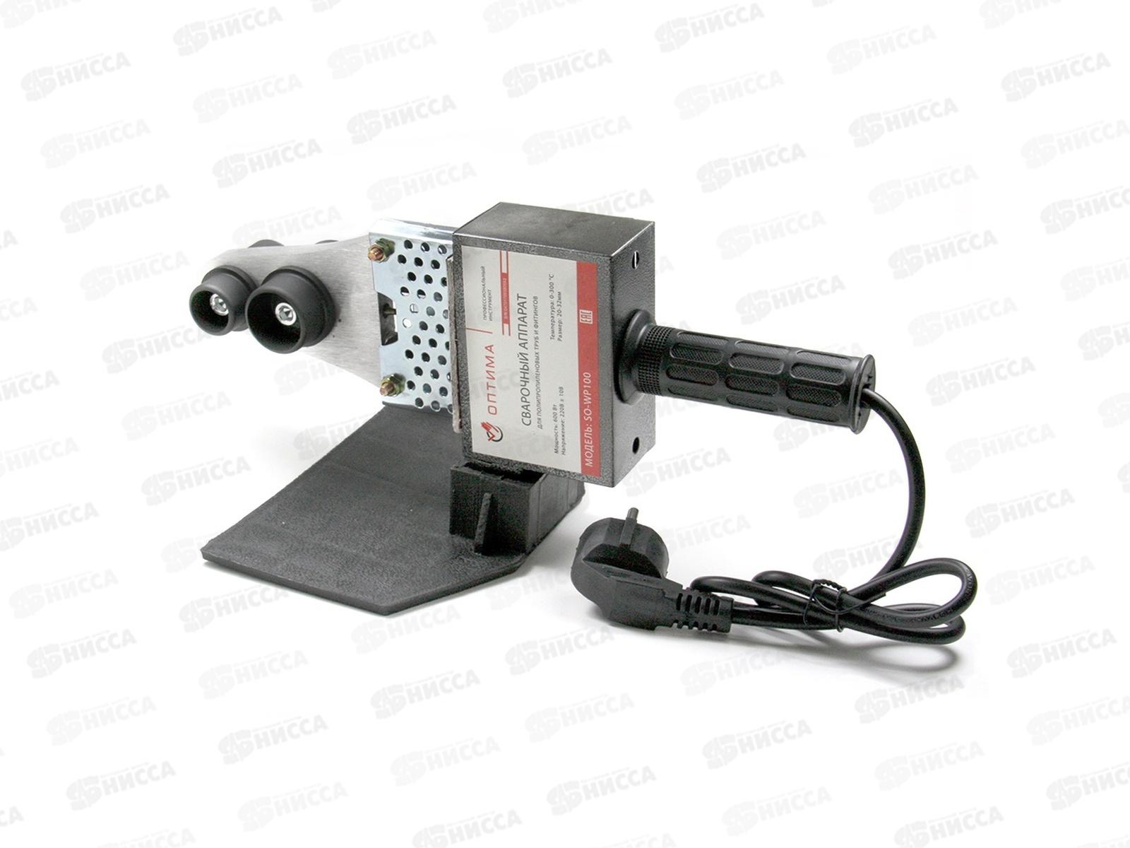 Аппарат для сварки PP-R труб 600 Вт ОПТИМА в картонной упаковке, SO-WP100K  *10