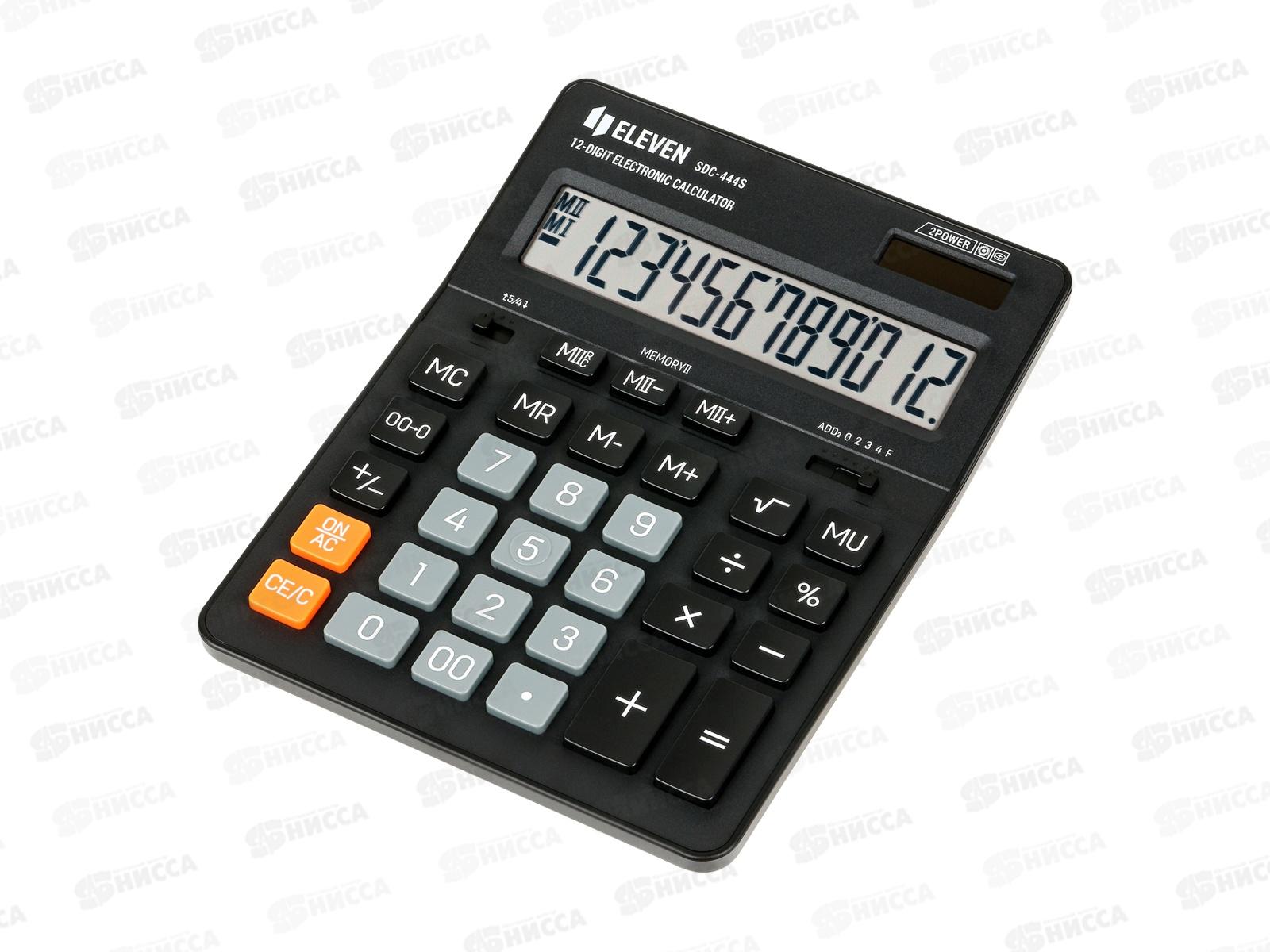 Калькулятор Eleven SDC-444S 12 разрядный,бухгалтерский настольный 339202*40